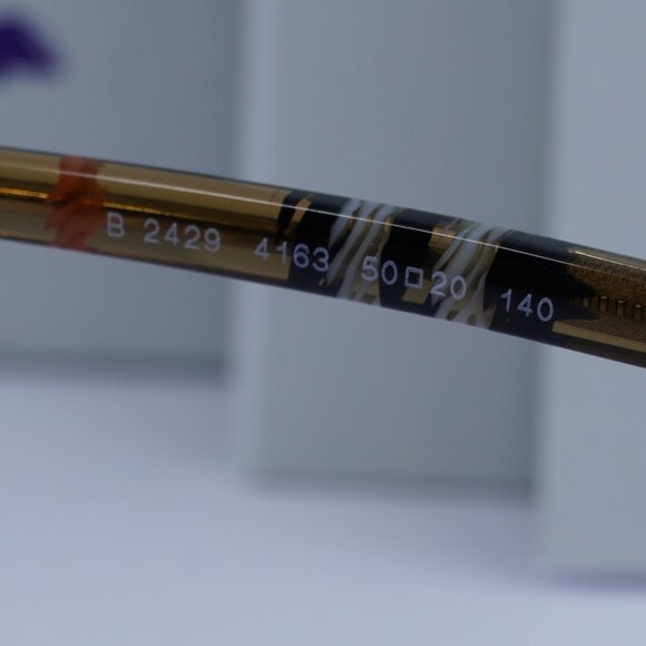 Burberry BE2429 4163 Cat Eye Eyeglasses 50mm – Check Sand - Picture 9 of 11